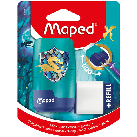 Goma/Sacapuntas Maped Connect Dragon Blister 049224