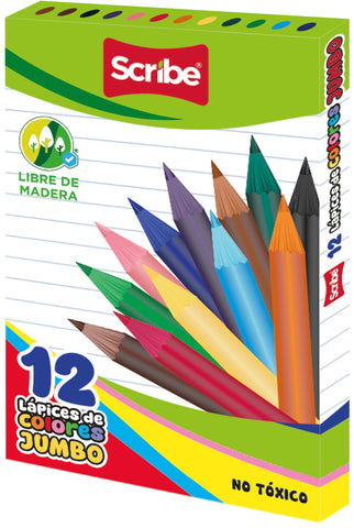 Colores Scribe C/12 Jumbo