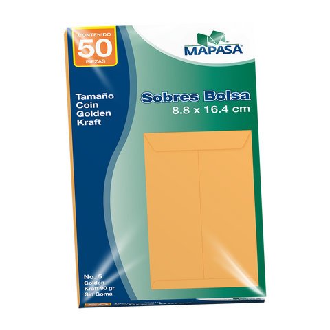 Coin Mapasa Golden Kraft 90G 8.8X16.4 IM0168 C/50