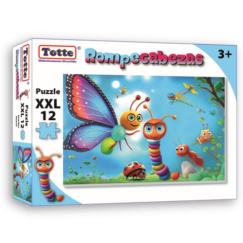 Rompecabezas Totte C/12 Insectos
