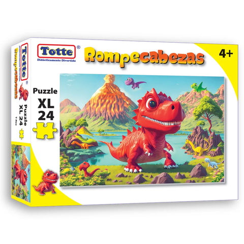 Rompecabezas Totte C/24 Dinosaurio