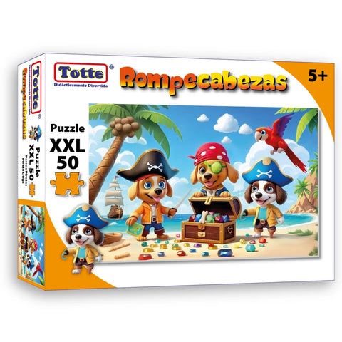 Rompecabezas Totte C/50 Perros Piratas