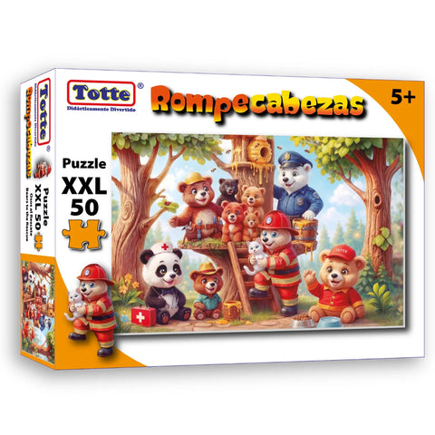 Rompecabezas Totte C/50 Osos Al Rescate