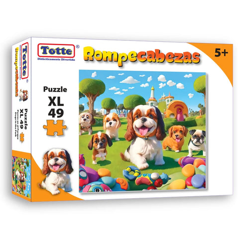 Rompecabezas Totte C/49 Perros En El Parque