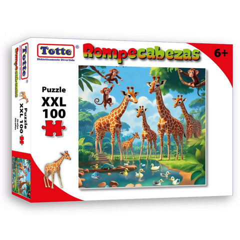 Rompecabezas Totte C/100 Jirafas