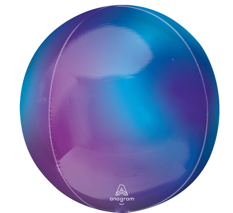 Globo Metalico Orbz Blue Aurora Stardust Ombre