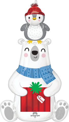 Globo Metalico Super shape Frosted Friends