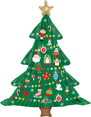 Globo Metalico Super Shape Timeless Tree