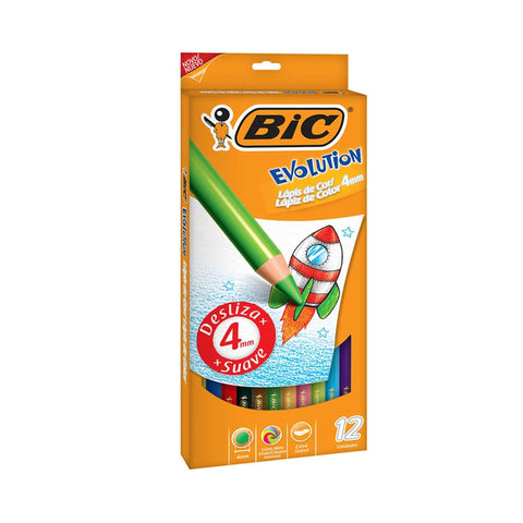 Colores Bic Evolution 4mm C/12