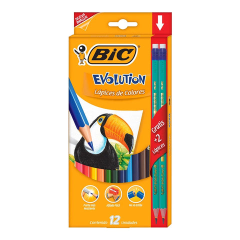 Colores Bic Evolution C/12
