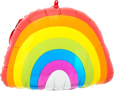 Globo Metálico 18 Junior Shape Rainbow