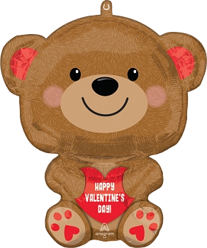 Globo Metálico Jr Shp HVD Cuddly Bear