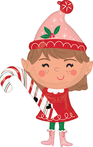 Globo MetÌÁlico Super Shape Merry Chistmints Elf