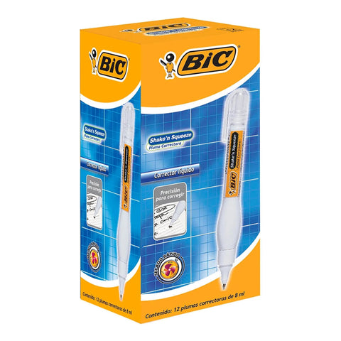 Pluma Corrector Shaken Bic 8ml C/12