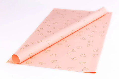 Papel Coreano Hearts C/20 Champagne 151