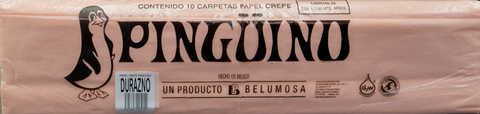 Papel Crepe Pingüino C/10 Durazno