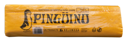 Papel Crepé Pingüino C/10 Amarillo Huevo
