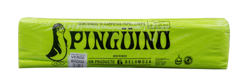 Papel Crepé Pingüino C/10 Verde Manzana