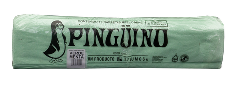 Papel Crepé Pingüino C/10 Verde Menta