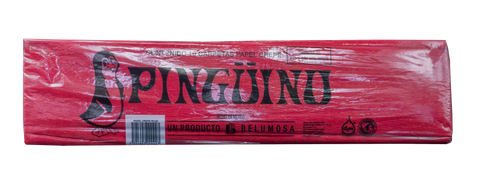 Papel Crepé Pingüino C/10 Rojo