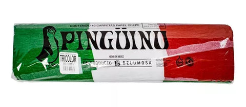 Papel Crepé Pingüino C/10 Tricolor
