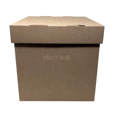 Caja Cubo Kraft Party Max 25x25 C/5