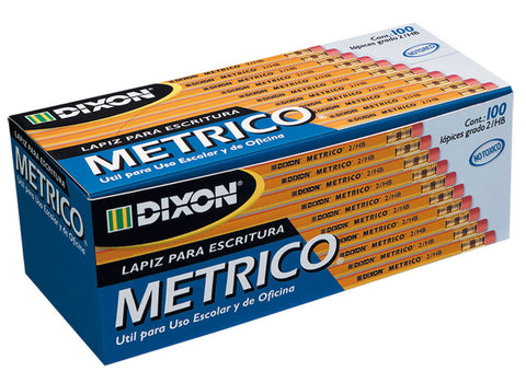 Lápiz Dixon Métrico #2 C/100