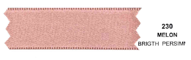 Liston Satinex Doble Cara 45MTS 1715 #00 230 Melon