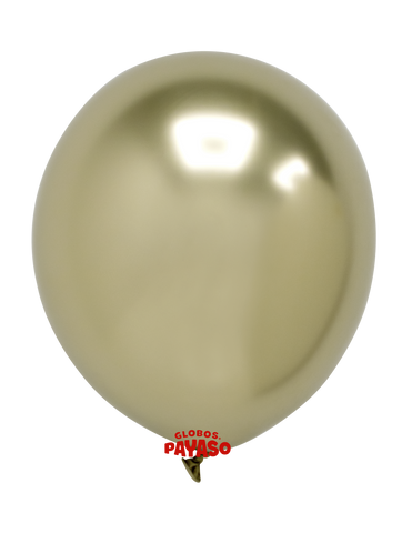 Globo Payaso #12 Platinum C/25 Oro