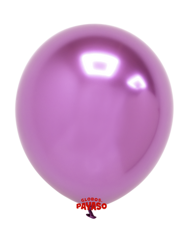 Globo Payaso #12 Platinum C/25 Rosa