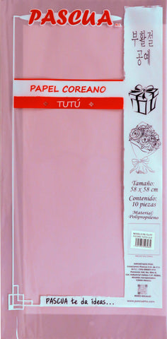 Papel Coreano Tutu C/10 Lila
