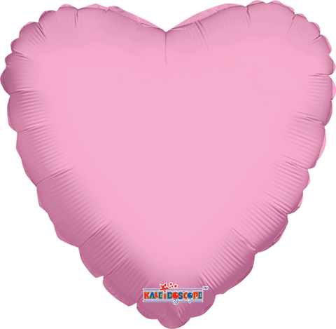 Globo MetÌÁlico 09H Solido CorazÌ?n Rosa