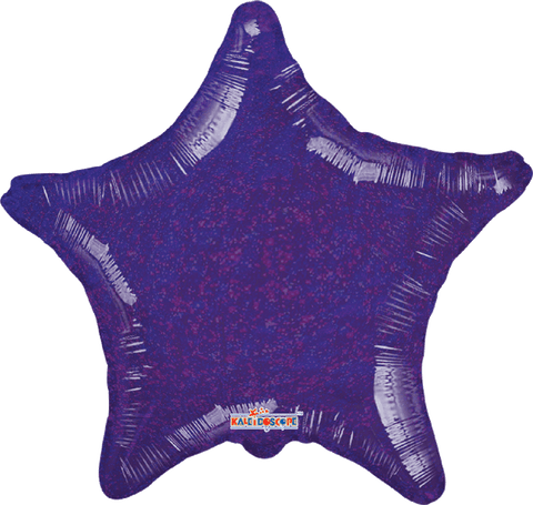 Globo MetÌÁlico 09S Estrella Hologra Morado