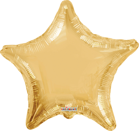 Globo Metálico 22S Champange Gold Solido Estrella