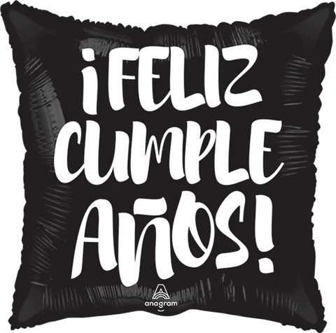 Globo MetÌÁlico 18Q Letras Cumple