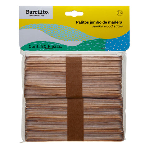 Palitos Madera Natural Goba Jumbo W004 – Tuksonora