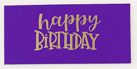 Sobre Dinero Party Max Foil Happy Birthday 1 C/5