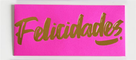 Sobre Dinero Party Max Foil Felicidades 2 C/5