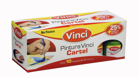 Pintura Dixon Cartel 25 ML Bermellón C/10