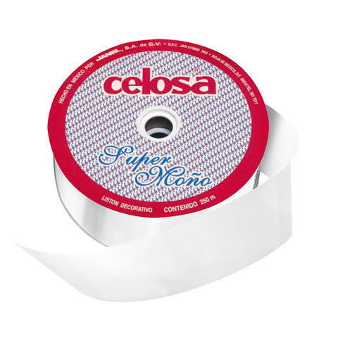 Listón Celosa 017 #22 250Mts Blanco