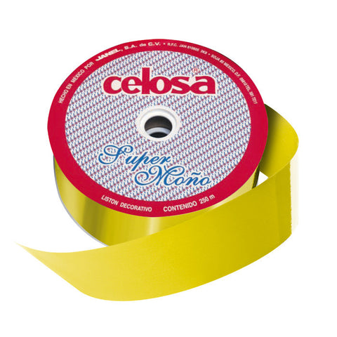 Listón Celosa 017 #22 250Mts Amarillo Intenso
