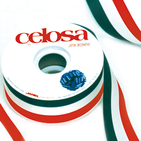 Listón Celosa 021 #9 Tricolor