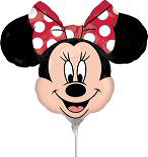 Globo Metálico Mini Shape Strt Minnie Mouse