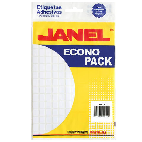 Etiqueta Adhesiva Janel Blanca 09x13 Econopack