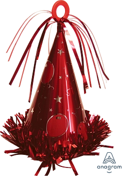 Contrapeso Party Hat Red Weight