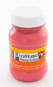 Pintura Acrílica Politec 100 Ml. 337 Rosa Mexicano C/6