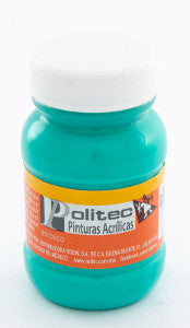 Pintura Acrílica Politec 100 Ml. 324 Turqueza C/6