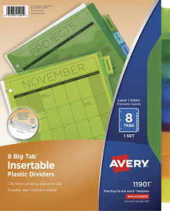 Separador Avery C/8 11901