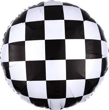 Globo Metálico 18C Checkerboard Ballon