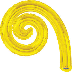 Globo Metálico Kurlys Spiral GB Yellow